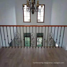 Forged iron Baluster forged iron pillars for Stair Handrail Wrought iron Decoration